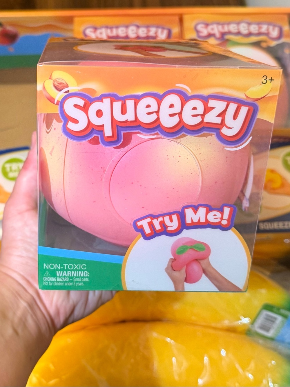 Sunny Days Jumbo Peach Squeezy (1PC)